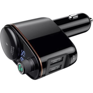 FM модулятор Baseus FM Launcher Locomotive 3.4 A 2 USB (CCHC000001)