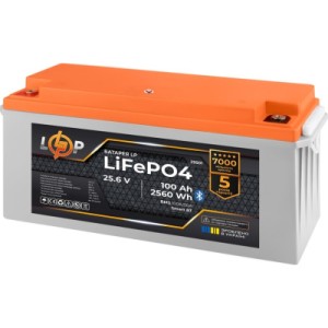 Батарея LiFePo4 LogicPower 25.6V - 100Ah (2560Wh) Smart BT (29501)