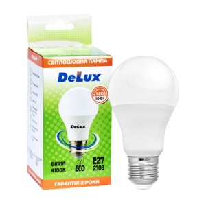 Лампочка Delux BL 60 10 Вт 4100K 220В E27 (90011739)
