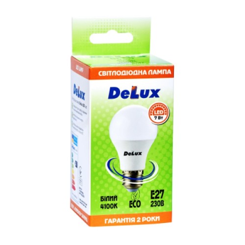 Лампочка Delux BL 60 7 Вт 4100K 220В E27 (90012419)