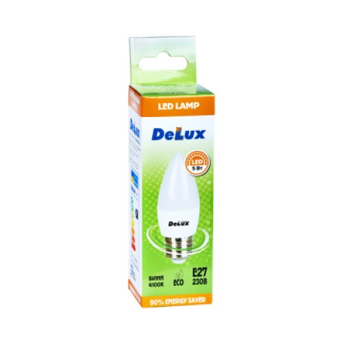 Лампочка Delux BL37B 5 Вт 4100K 220В E27 (90002757)