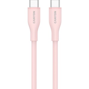 Дата кабель USB-C to USB-C 1.0m CC60SC10 60W Silicon Pink Sand Canyon (CNS-CC60SC10PS)