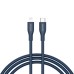 Дата кабель USB-C to Lightning 1.0m CLNM60 C-L 60W MFI Silicon Blue Canyon (CNS-CLNM60SC10DB)