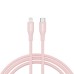 Дата кабель USB-C to Lightning 1.0m CLNM60 C-L 60W MFI Silicon Pink Canyon (CNS-CLNM60SC10PS)