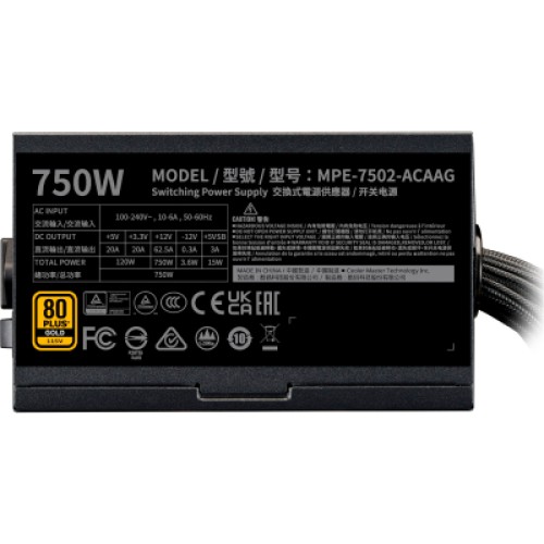 Блок питания CoolerMaster 750W G Gold 750 V2 (MPE-7502-ACAAG-EU)