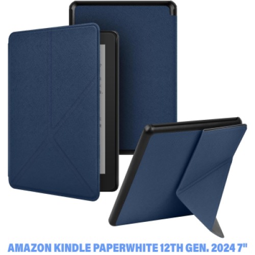 Чехол для электронной книги BeCover Ultra Slim Origami Amazon Kindle Paperwhite 12th Gen. 2024 7"/Colorsoft (2024) Deep Blue (712838)