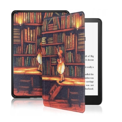 Чехол для электронной книги BeCover Smart Case Amazon Kindle Paperwhite 12th Gen. 2024 7"/Colorsoft (2024) Library Girl (712856)