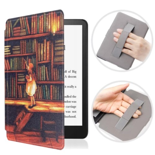 Чехол для электронной книги BeCover Smart Case Amazon Kindle Paperwhite 12th Gen. 2024 7"/Colorsoft (2024) Library Girl (712856)