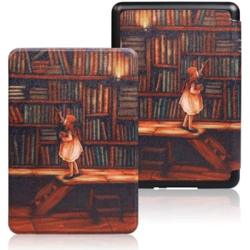 Чехол для электронной книги BeCover Smart Case Amazon Kindle Paperwhite 12th Gen. 2024 7"/Colorsoft (2024) Library Girl (712856)