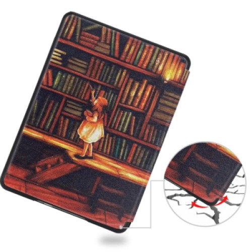 Чехол для электронной книги BeCover Smart Case Amazon Kindle Paperwhite 12th Gen. 2024 7"/Colorsoft (2024) Library Girl (712856)