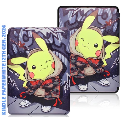 Чехол для электронной книги BeCover Smart Case Amazon Kindle Paperwhite 12th Gen. 2024 7"/Colorsoft (2024) Pikachu (712858)