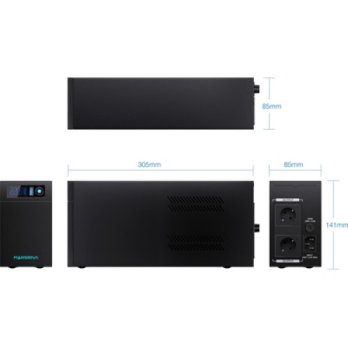 Источник бесперебойного питания Marsriva MR-UF1200L