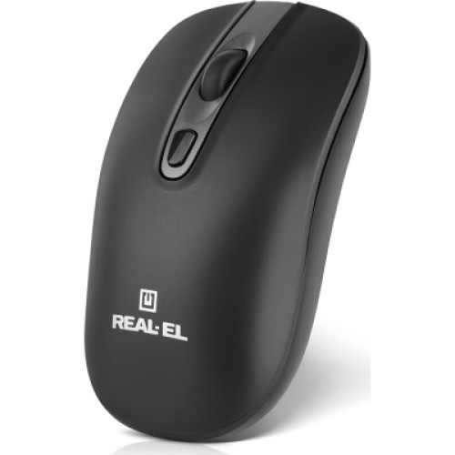 Мышка REAL-EL RM-350W Wireless Black/Gray (EL123200043)