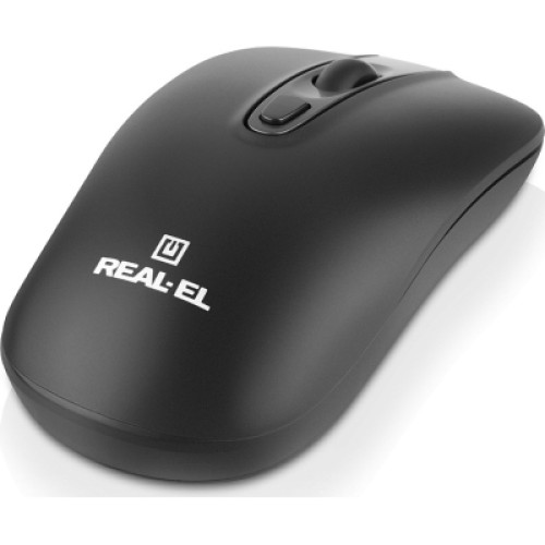 Мышка REAL-EL RM-350W Wireless Black/Gray (EL123200043)