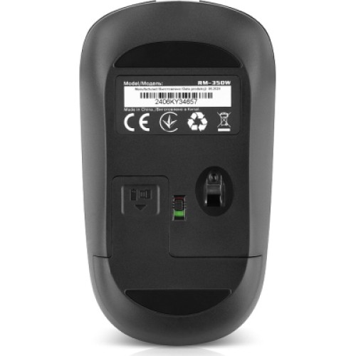 Мышка REAL-EL RM-350W Wireless Black/Gray (EL123200043)