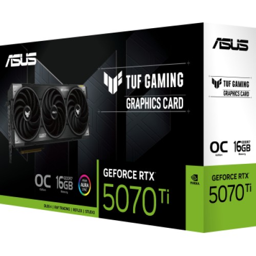 Видеокарта ASUS GeForce RTX5070 Ti 16GB TUF OC GAMING (TUF-RTX5070TI-O16G-GAMING)