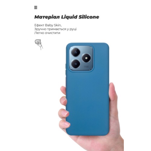 Чехол для мобильного телефона Armorstandart ICON Realme C63 4G / C61 4G / Note 60 4G Blue (ARM83025)