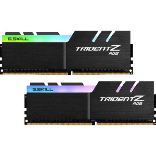 Модуль памяти для компьютера DDR4 32GB (2x16GB) 3200 MHz TridentZ RGB Black For AMD G.Skill (F4-3200C16D-32GTZRX)