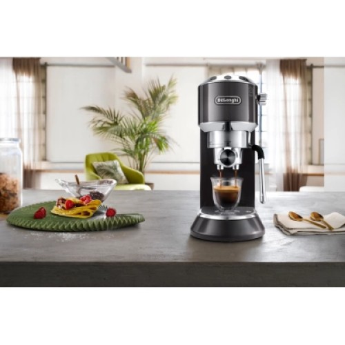 Рожковая кофеварка эспрессо DeLonghi EC 885 GY (Dedica Arte)