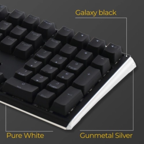 Клавиатура Ducky One 3 Cherry MX Blue RGB UA USB Black (DKON2108ST-CUAPXCLAWSC1)