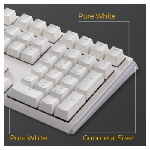 Клавиатура Ducky One 3 Cherry MX Blue RGB UA USB White (DKON2108ST-CUAPXPWWWSC1)