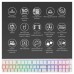 Клавиатура Ducky One 3 Cherry MX Blue RGB UA USB White (DKON2108ST-CUAPXPWWWSC1)