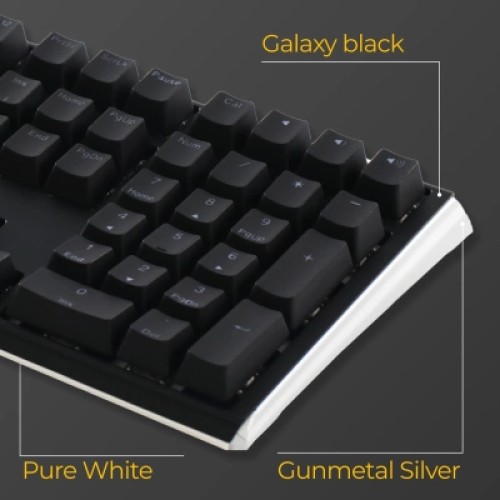 Клавиатура Ducky One 3 Cherry MX Red RGB UA USB Black (DKON2108ST-RUAPXCLAWSC1)