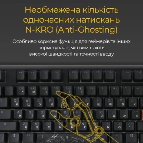 Клавиатура Ducky One 3 Cherry MX Red RGB UA USB Black (DKON2108ST-RUAPXCLAWSC1)