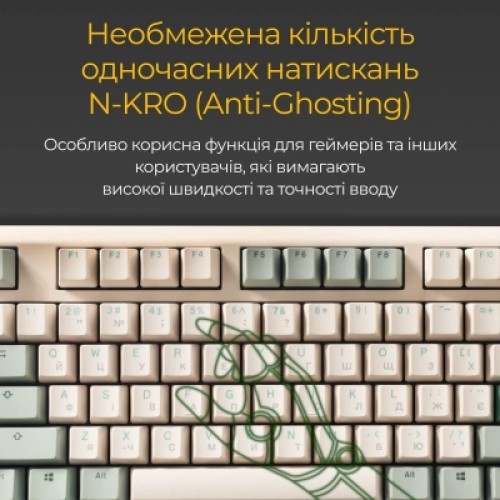 Клавиатура Ducky One 3 Cherry MX Speed Silver UA USB Cream (DKON2108-PUAPXМAEGGC1)