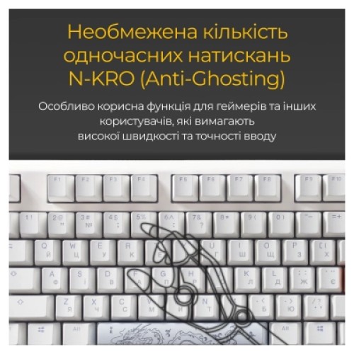 Клавиатура Ducky One 3 Cherry MX Speed Silver RGB UA USB White (DKON2108ST-PUAPXPWWWSC1)