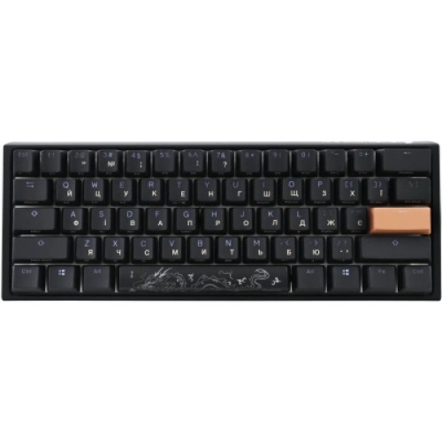 Клавиатура Ducky One 3 Mini Cherry MX Red RGB UA USB Black (DKON2161ST-RUAPXCLAWSC1)