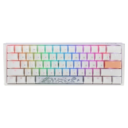 Клавиатура Ducky One 3 Mini Cherry MX Silent Red RGB UA USB White (DKON2161ST-SUAPXPWWWSC1)