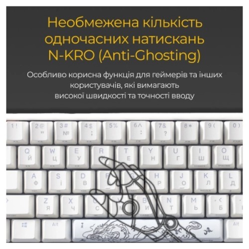Клавиатура Ducky One 3 SF Cherry MX Brown RGB UA USB White (DKON2167ST-BUAPXPWWWSC1)