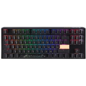 Клавиатура Ducky One 3 TKL Cherry MX Silent Red RGB UA USB Black (DKON2187ST-SUAPXCLAWSC1)