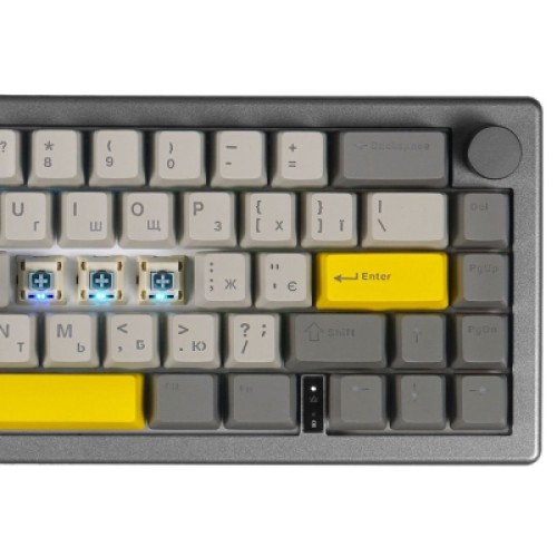 Клавиатура Epomaker EK68 65 Budgerigar V2 Switch Hot-Swap RGB Wireless/Bluetooth/USB UA Black (EK68-B-BV2)
