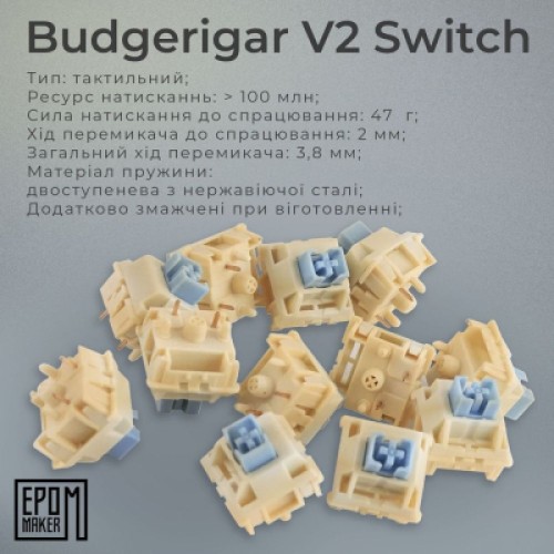 Клавиатура Epomaker EK68 65 Budgerigar V2 Switch Hot-Swap RGB Wireless/Bluetooth/USB UA Black (EK68-B-BV2)