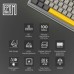 Клавиатура Epomaker EK68 65 Flamingo Switch Hot-Swap RGB Wireless/Bluetooth/USB UA Black (EK68-B-F)