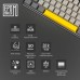 Клавиатура Epomaker EP64 60 Mulan Switch Hot-Swap RGB Wireless/Bluetooth/USB UA Black (EP64-B-M)