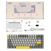 Клавиатура Epomaker EP84 Plus 75 Wisteria Linear Switch Hot-Swap RGB Wireless/Bluetooth/USB UA White (EP84-W-WL)