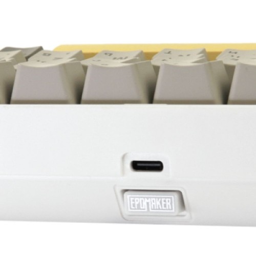 Клавиатура Epomaker EP84 Plus 75 Wisteria Linear Switch Hot-Swap RGB Wireless/Bluetooth/USB UA White (EP84-W-WL)