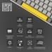 Клавиатура Epomaker EP84 Plus 75 Wisteria Linear Switch Hot-Swap RGB Wireless/Bluetooth/USB UA White (EP84-W-WL)