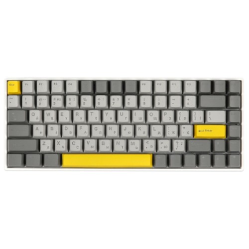 Клавиатура Epomaker EP84 Plus 75 Wisteria Linear Switch Hot-Swap RGB Wireless/Bluetooth/USB UA White (EP84-W-WL)