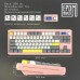 Клавиатура Epomaker Shadow-S TKL Mulan Switch Hot-Swap LCD Screen RGB Wireless/Bluetooth/USB UA Pink (SHS-P-WL)