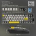 Клавиатура Epomaker Shadow-X 70 Flamingo Switch Hot-Swap LCD Screen RGB Wireless/Bluetooth/USB UA Black (SHX-B-F)