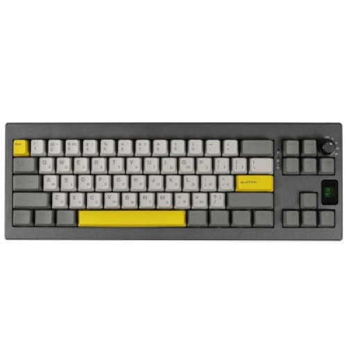 Клавиатура Epomaker Shadow-X 70 Flamingo Switch Hot-Swap LCD Screen RGB Wireless/Bluetooth/USB UA Black (SHX-B-F)