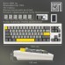 Клавиатура Epomaker Shadow-X 70 Wisteria Linear Switch Hot-Swap LCD Screen RGB Wireless/Bluetooth/USB UA White (SHX-W-WL)