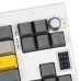 Клавиатура Epomaker Shadow-X 70 Wisteria Linear Switch Hot-Swap LCD Screen RGB Wireless/Bluetooth/USB UA White (SHX-W-WL)