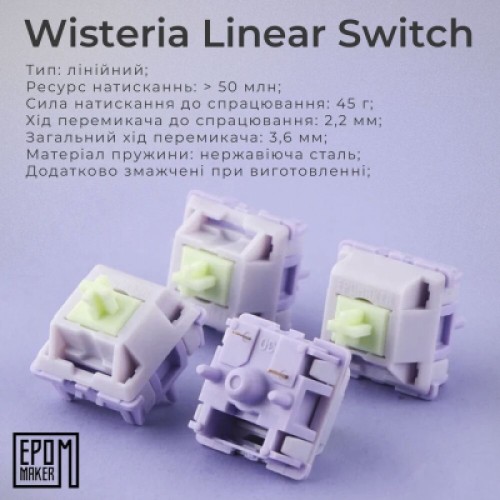 Клавиатура Epomaker Shadow-X 70 Wisteria Linear Switch Hot-Swap LCD Screen RGB Wireless/Bluetooth/USB UA White (SHX-W-WL)