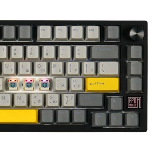 Клавиатура Epomaker TH80 SE 75 Budgerigar V2 Switch Hot-Swap RGB Wireless/Bluetooth/USB UA Black (TH80-SE-B-BV2)
