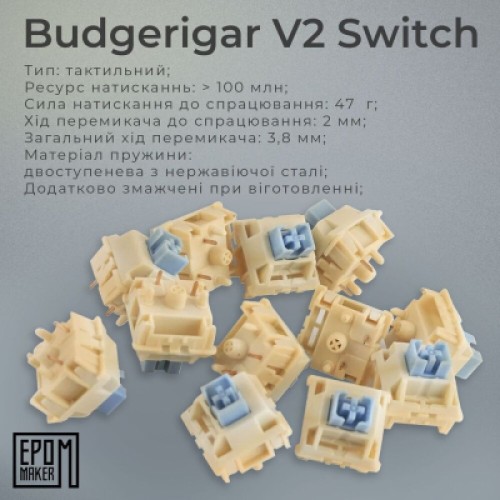 Клавиатура Epomaker TH80 SE 75 Budgerigar V2 Switch Hot-Swap RGB Wireless/Bluetooth/USB UA Black (TH80-SE-B-BV2)